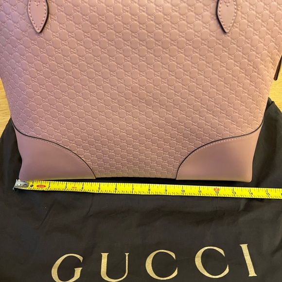 GENUINE, NEW! NEVER USED!! Gucci satchel in dusty pink. - Picture 12 of 15